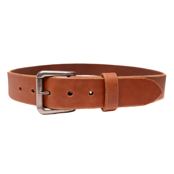 100% Made in USA Full Grain Leather Belt. Sturdy for work, handmade in Summerdale Alabama.