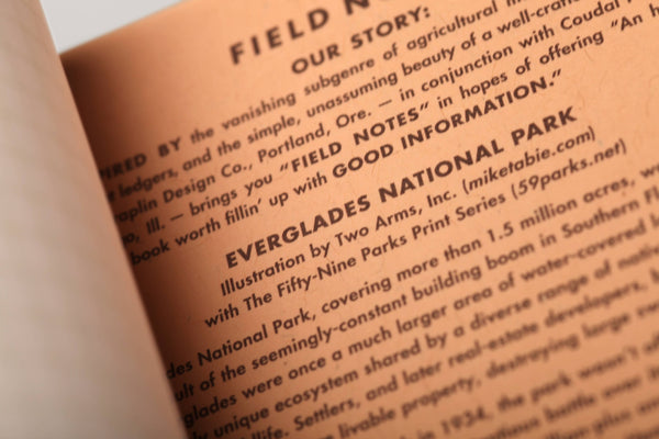 Field Notes - National Parks - Series F - Pocket Notebook