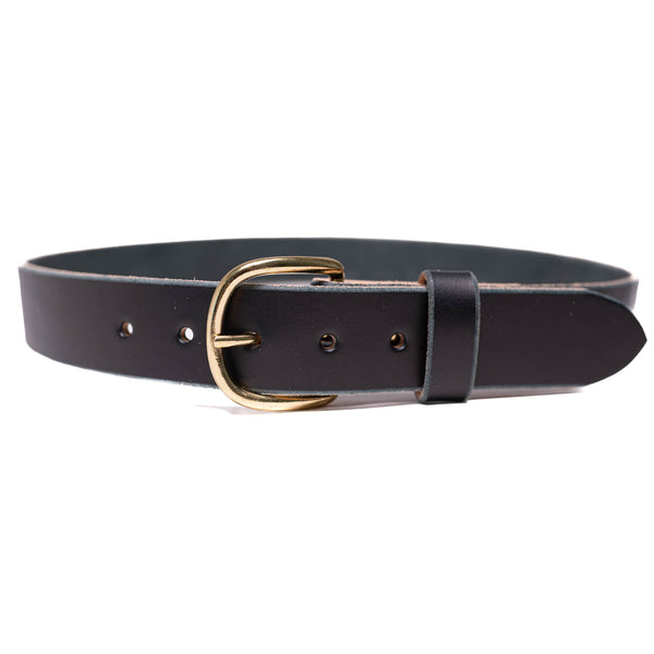 Proven Hands Classic Black Full Grain Leather Belt – Made in USA