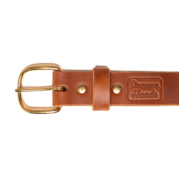 Proven Hands Pioneer Full Grain Leather Belt – Made in USA - Buck Brown