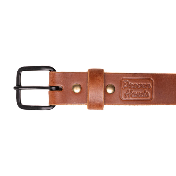 Proven Hands Pioneer Full Grain Leather Belt – Made in USA - Buck Brown