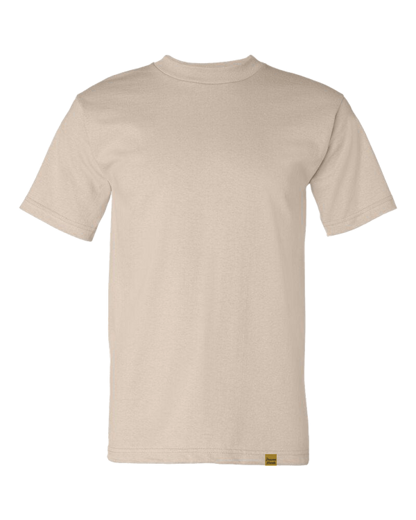 Proven Hands 100% Made in USA Cotton Tee Shirt White. Plain Design. Everyday wear.