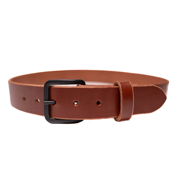 Proven Hands Classic Brown Full Grain Leather Belt – Made in USA