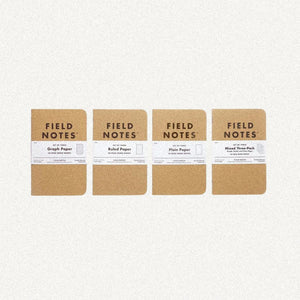 Field Notes - Original Kraft 3-Packs - Pocket Notebook