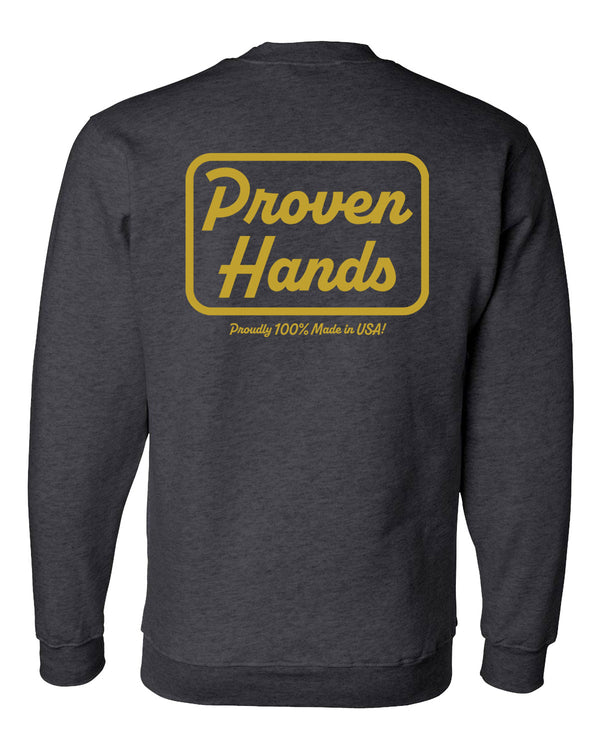 Proven Hands Heavy Duty Sweatshirt Back Patch