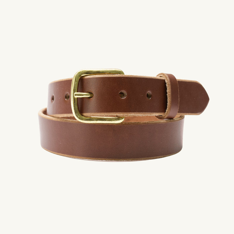 Made in USA Classic Slim Belt by Proven Hands — Full Grain, Everyday