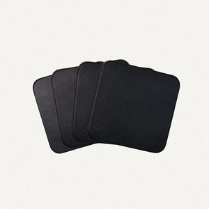 Proven Hands Full Grain Leather Coaster Set – 4 Pack – Made in USA
